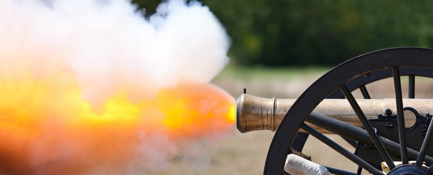 Kernstown Battlefield Cannon Firing